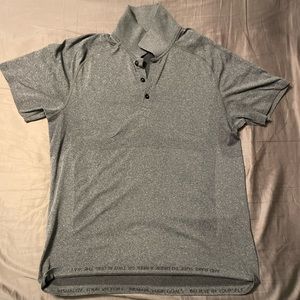 Lululemon Metal Vent Tech Grey Polo (Large)